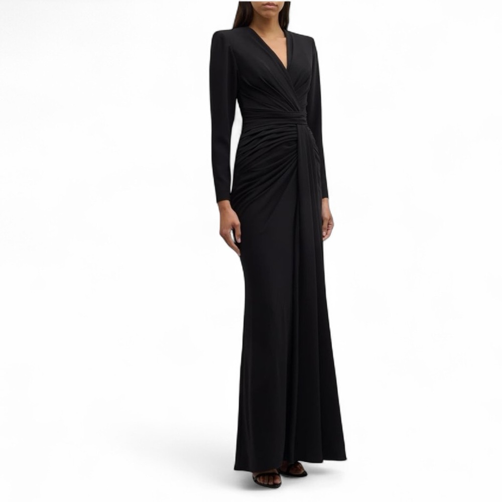 ZUHAIR MURAD 
Long Sleeve Draped Gown